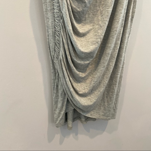 LISA & LUCY Bodycon Dress Stretch Jersey Knit Side Ruched Sleeveless Medium - Picture 3 of 8